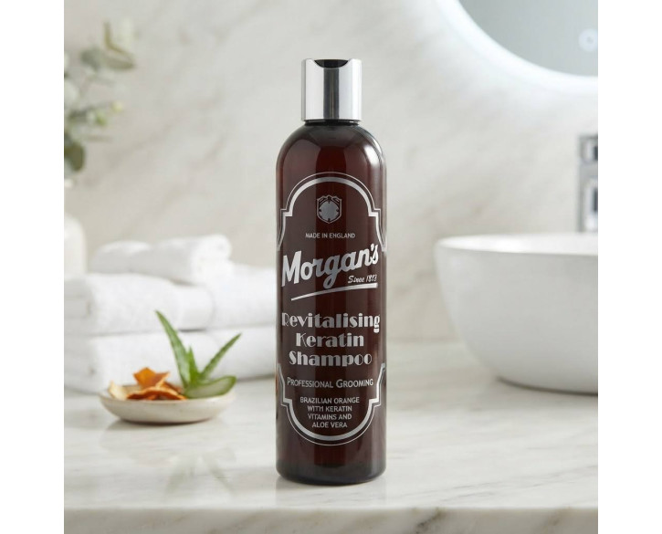 Шампунь зволожуючий для сухого волосся Morgan`s Revitalising Keratin Shampoo Brazilian Orange 250 мл