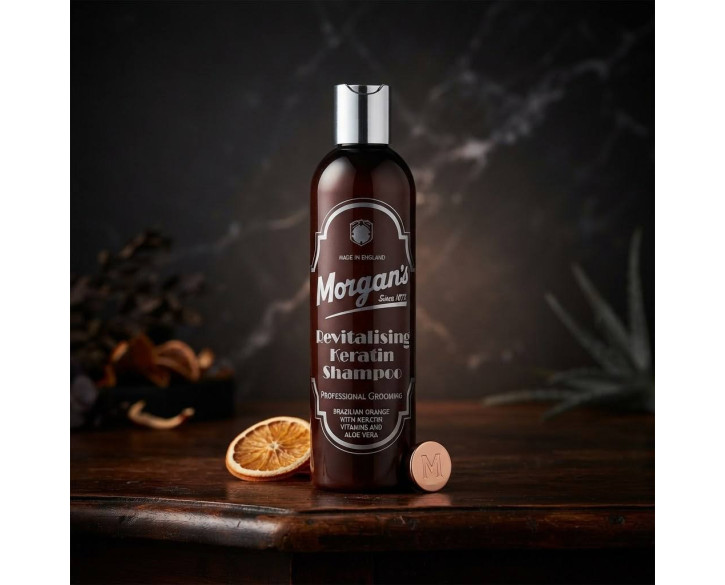 Шампунь зволожуючий для сухого волосся Morgan`s Revitalising Keratin Shampoo Brazilian Orange 250 мл