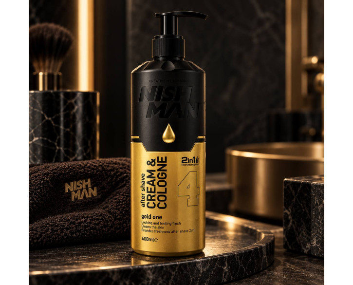 Бальзам-одеколон після гоління Nishman After Shave Gold One No.4 400мл