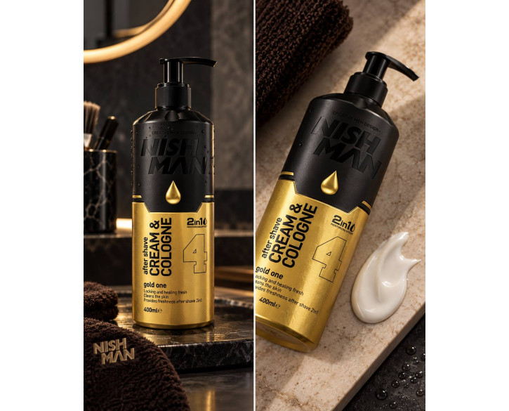 Бальзам-одеколон після гоління Nishman After Shave Gold One No.4 400мл