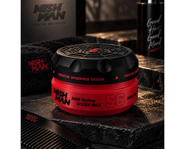 Віск для укладання Nishman Hair Styling Wax S6 Spyder 150 мл