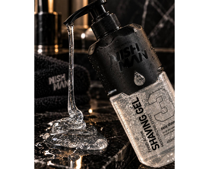 Гель для гоління Nishman Shaving Gel No.3 Fresh Active 400 мл