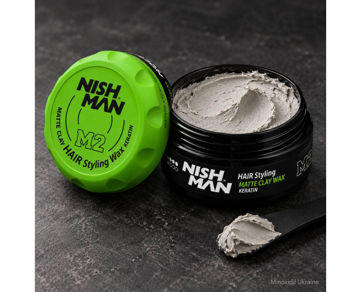Глина для укладання Nishman Hair Matte Clay M2 100 мл