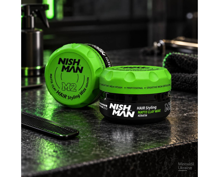 Глина для укладання Nishman Hair Matte Clay M2 100 мл