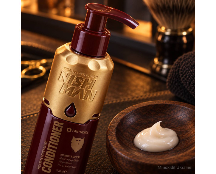 Кондиціонер для бороди та вусів Nishman Beard and Mustache Care Conditioner 200 мл