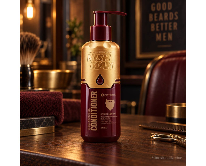 Кондиціонер для бороди та вусів Nishman Beard and Mustache Care Conditioner 200 мл