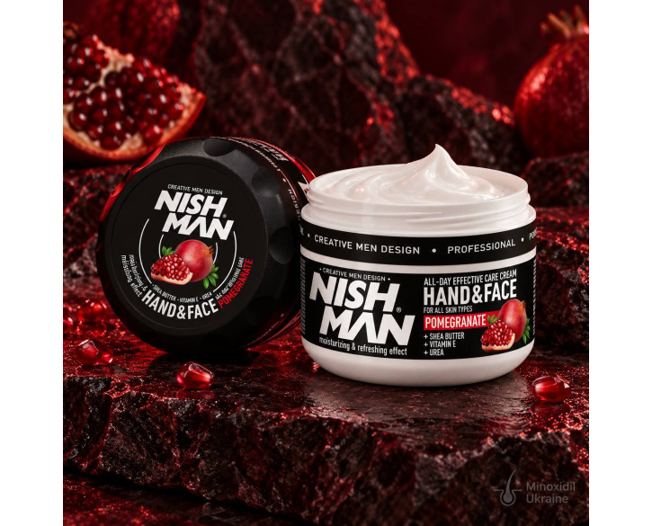 Крем для рук і обличчя Nishman Hand & Face Cream Pomegranate 300 мл