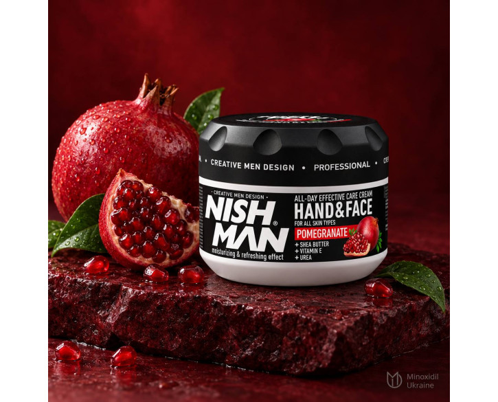 Крем для рук і обличчя Nishman Hand & Face Cream Pomegranate 300 мл