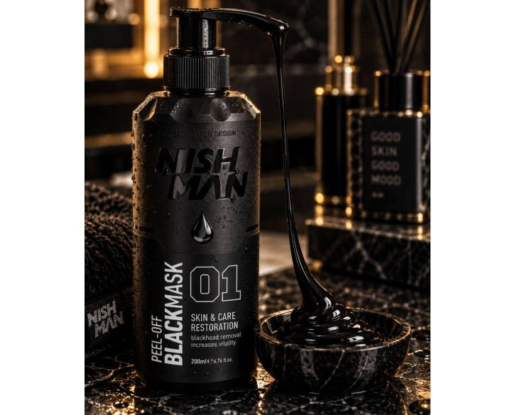 Маска для обличчя Nishman Peel-Off Black Mask 200 мл