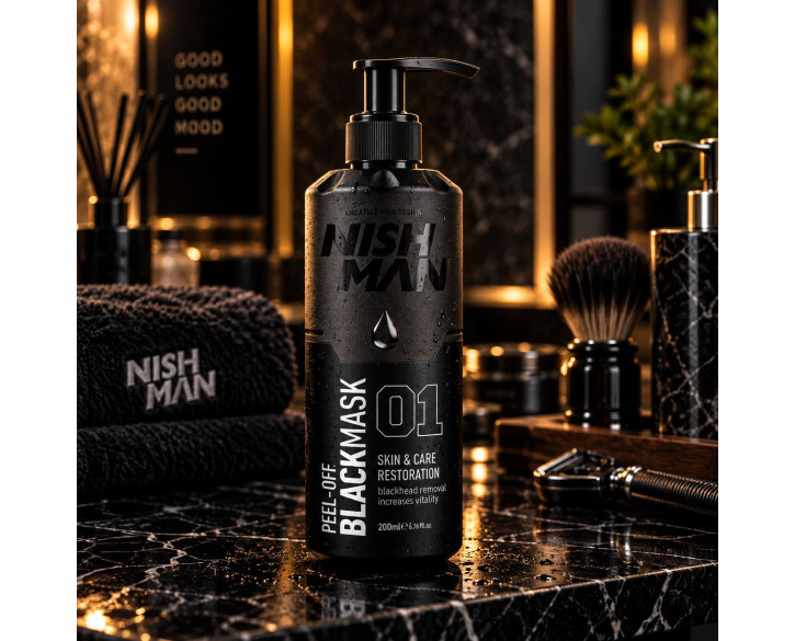 Маска для обличчя Nishman Peel-Off Black Mask 200 мл