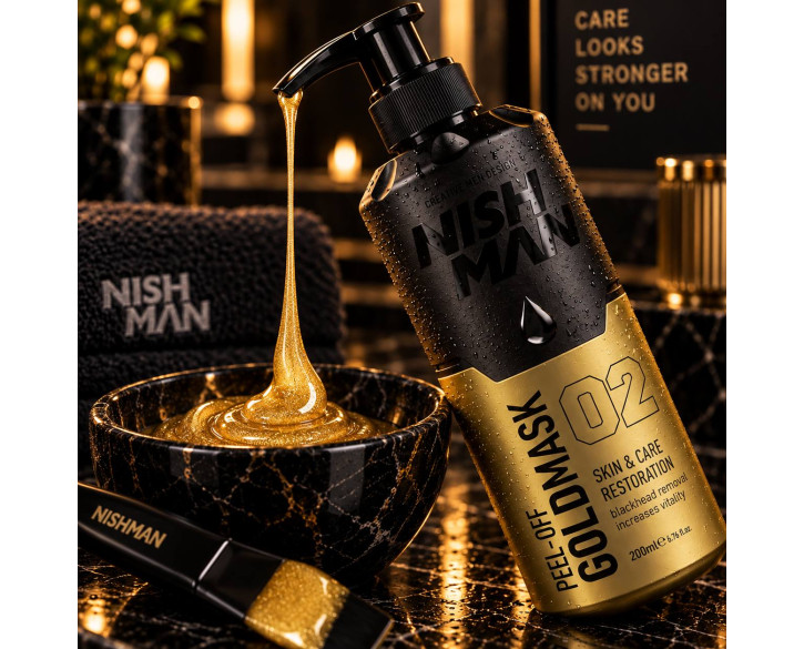 Маска для обличчя Nishman Peel-Off Gold Mask 200 мл