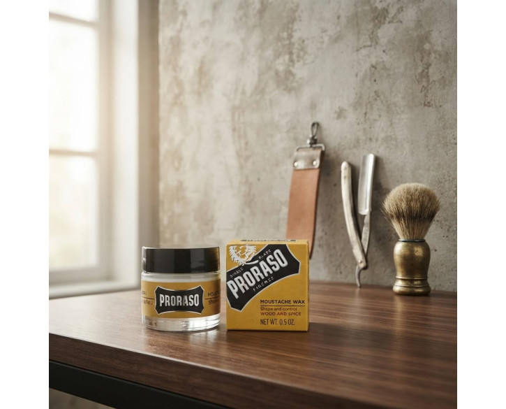 Віск для вусів Proraso Moustache Wax Wood & Spice 15 мл