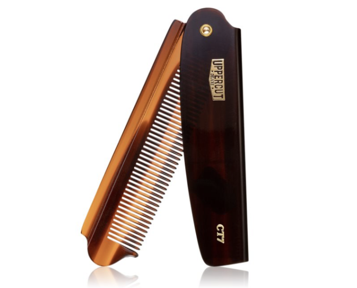 Гребінь Uppercut Deluxe CT7 Tortoise Flip Comb