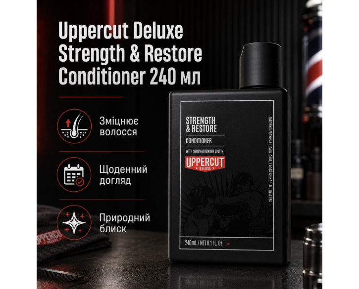 Кондиціонер для волосся Uppercut Deluxe Strength and Restore Conditioner 240 мл