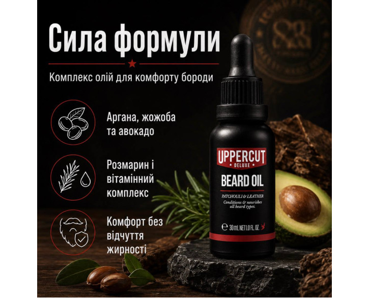 Олія для бороди Uppercut Deluxe Beard Oil 30 мл