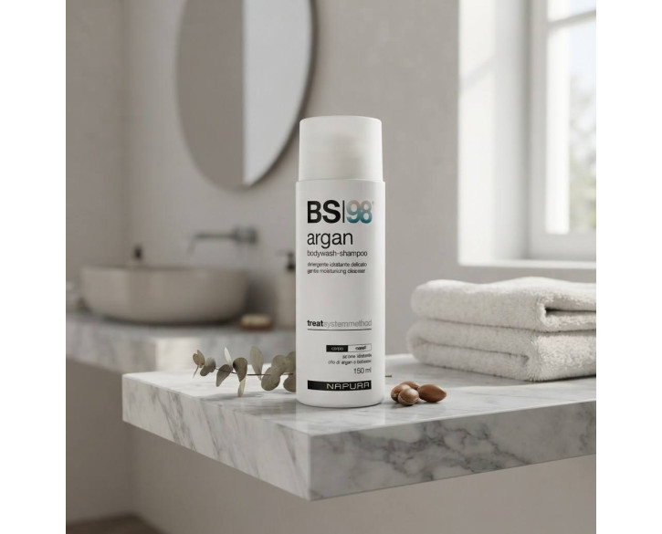 Шампунь для волосся та тіла з аргановою олією Napura BS98 ARGAN 150 мл