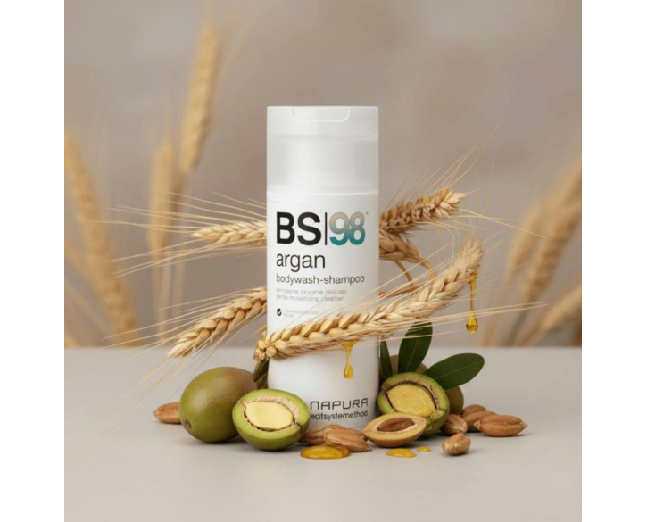 Шампунь для волосся та тіла з аргановою олією Napura BS98 ARGAN 150 мл