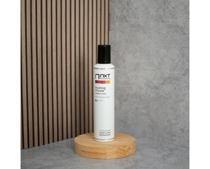 Мус для укладання під браш та об’єму з каштаном і марулою Napura NXT Brushing Mousse 300 мл