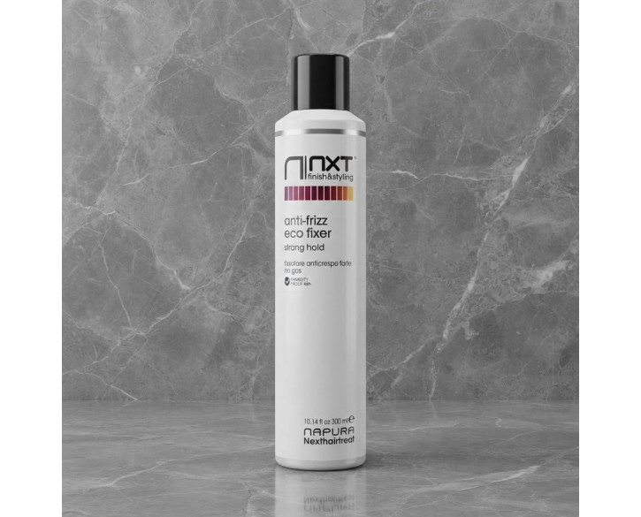 Лак для волосся сильної фіксації без смол Napura NXT ANTI FRIZZ ECO FIXER 300 мл