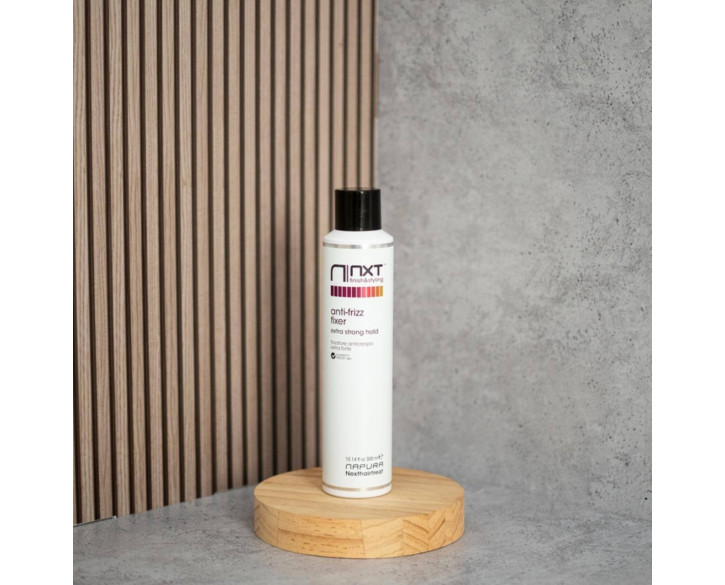 Лак для волосся сильної фіксації без смол Napura NXT ANTI FRIZZ ECO FIXER 300 мл