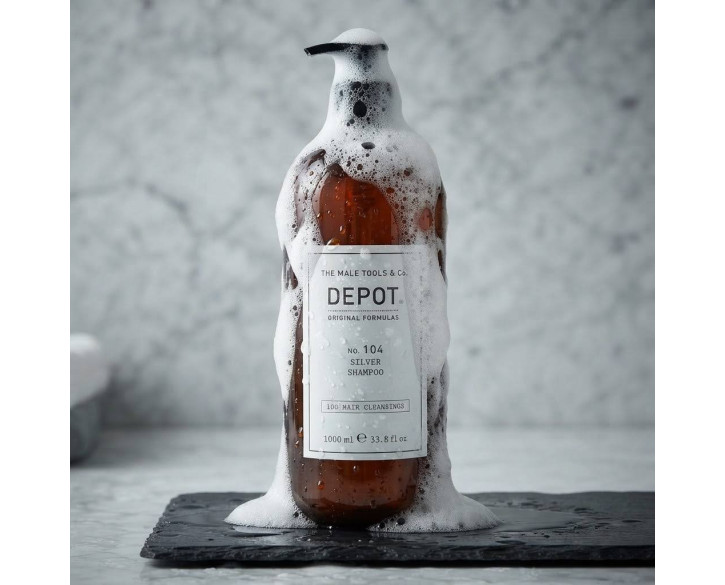 Шампунь для сивого волосся Depot Hair Cleansings 104 Silver Shampoo 1000 мл
