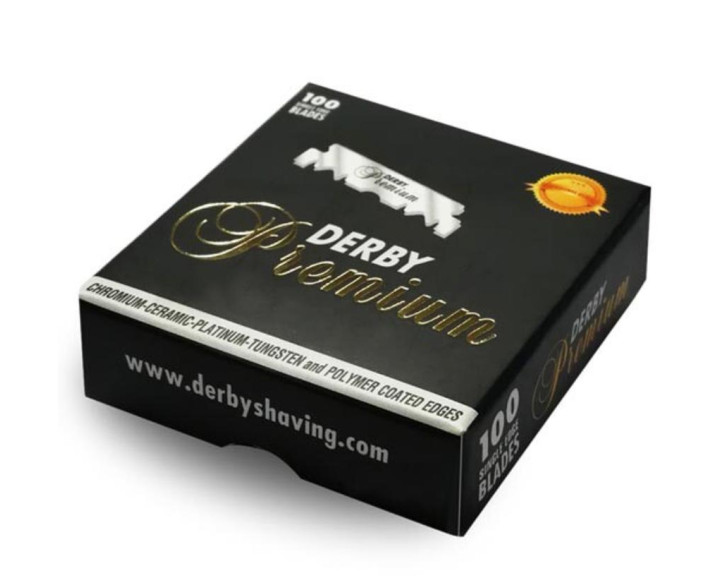 Леза Derby Premium половинки 100 шт