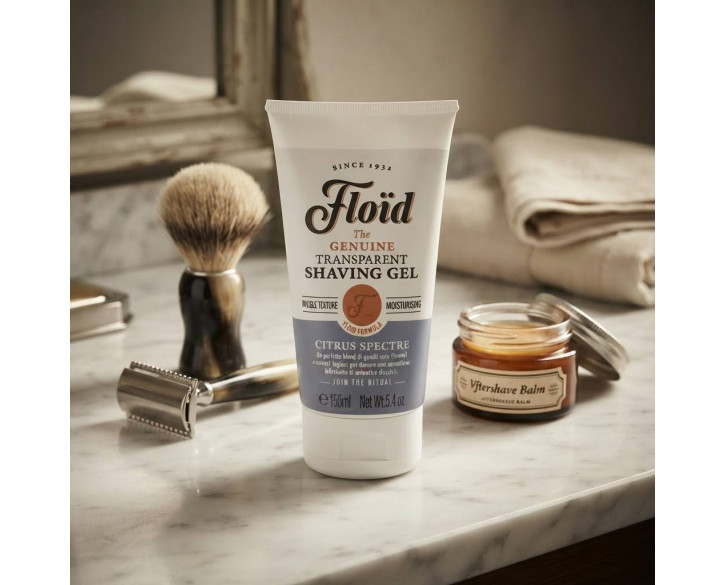 Прозорий гель для гоління Floid Shaving Gel Citrus Spectre 150 мл