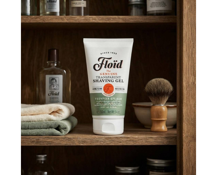 Прозорий гель для гоління Floid Vetyver Splash Shaving Gel 150 мл