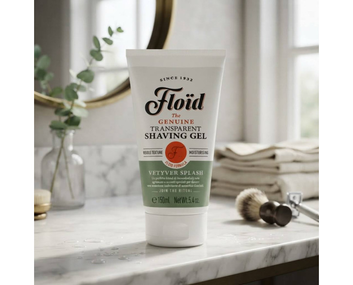Прозорий гель для гоління Floid Vetyver Splash Shaving Gel 150 мл