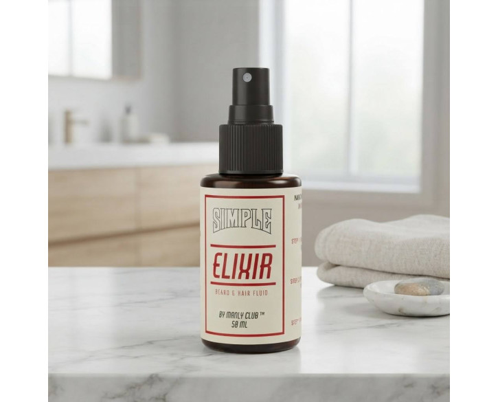 Флюїд для бороди та волосся MANLY CLUB Simple Elixir 50 мл