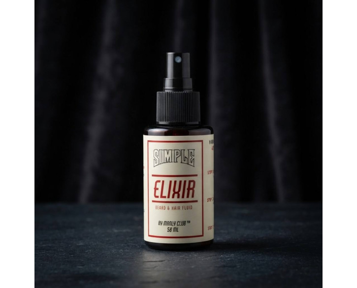 Флюїд для бороди та волосся MANLY CLUB Simple Elixir 50 мл