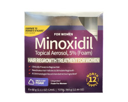 Піна жіноча Minoxidil Kirkland Signature 5% 6 флаконів по 60мл