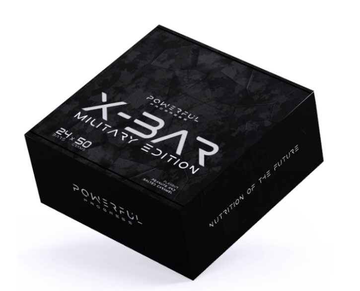 POWERFUL PROGRESS X-BAR SPACE EDITION - 24 bars x 50 g, Арахіс-дропси