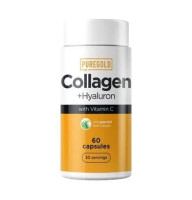 Дієтична добавка в капсулах Pure Gold Collagen + Hyaluron Колаген + Гіалурон, 60 шт.