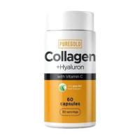 Дієтична добавка в капсулах Pure Gold Collagen + Hyaluron Колаген + Гіалурон, 60 шт.