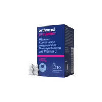 Orthomol Pro Junior (жувальні таблетки у вигляді ведмедиків зі смаком полуниці) курс 10 днів