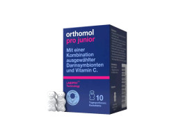 Orthomol Pro Junior (жувальні таблетки у вигляді ведмедиків зі смаком полуниці) курс 10 днів