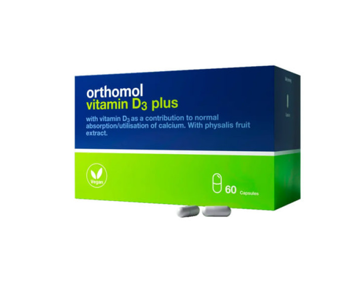 Orthomol Vitamin D3 Plus (капсули) курс 60 днів