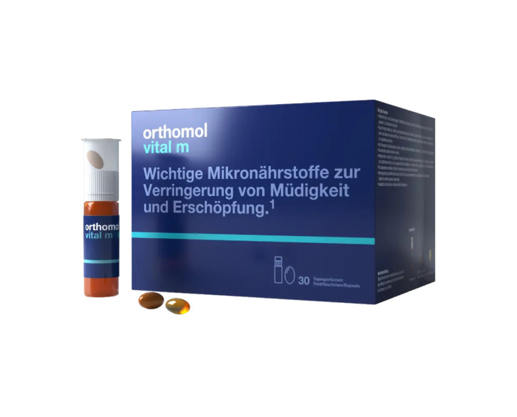Orthomol Vital M (питна суспензія-капсули) Orthomol Vital M курс на 7 днів