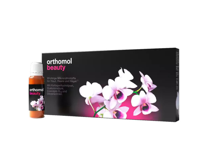 Orthomol Beauty (питна пляшечка з суспензією) курс 30 днів (подарункова коробка)