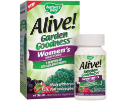 Nature's Way, Alive!, Garden Goodness, Вітаміни для жінок, 60 таблеток