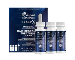 Засіб для росту волосся Head & Shoulders Scalp X 5% для чоловіків 3 флакони по 60 мл