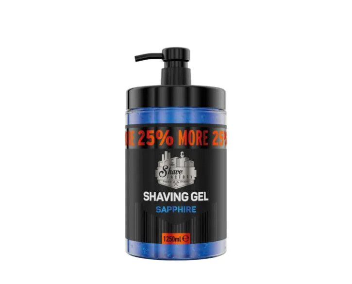 Гель для гоління The Shaving Factory Shaving Gel Sapphire 1250 мл
