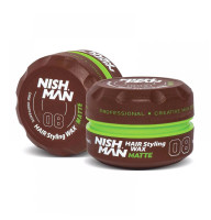 Віск для укладання волосся Nishman Hair Styling Wax 08 Matte, 150 мл