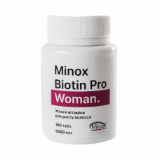 Minox Biotin Pro Woman для росту та проти випадіння волосся 