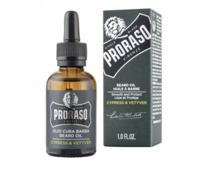 Олія для бороди Proraso Cypress and Vetyver Beard Oil (30ml)
