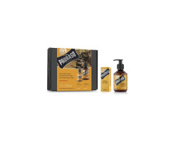 Набір для бороди "Proraso Duo Pack Oil + Shampoo Wood & Spice"