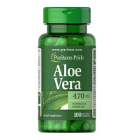 Алое вера Puritan's Pride Aloe Vera 470 mg 100 капс