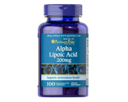 Альфа-ліпоєва кислота Puritan's Pride Alpha Lipoic Acid 200 mg 100 капс