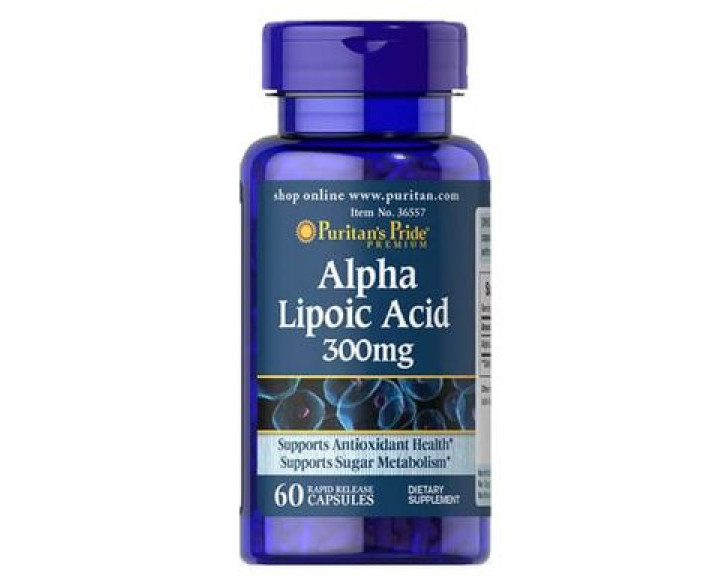 Альфа-ліпоєва кислота Puritan's Pride Alpha Lipoic Acid 300 mg 60 капс